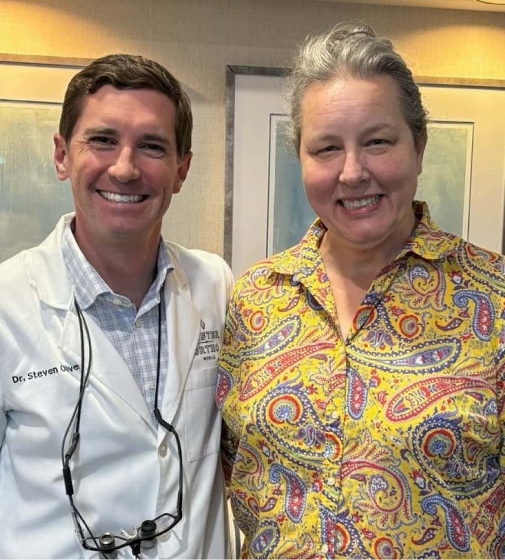 adult patient smiling